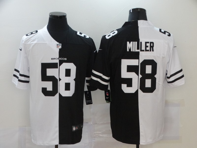 Nike Broncos 58 Von Miller Black And White Split Vapor Untouchable Limited Jersey Nike Broncos 58 Von Miller Black And White Split Vapor Untouchable Limited Jersey