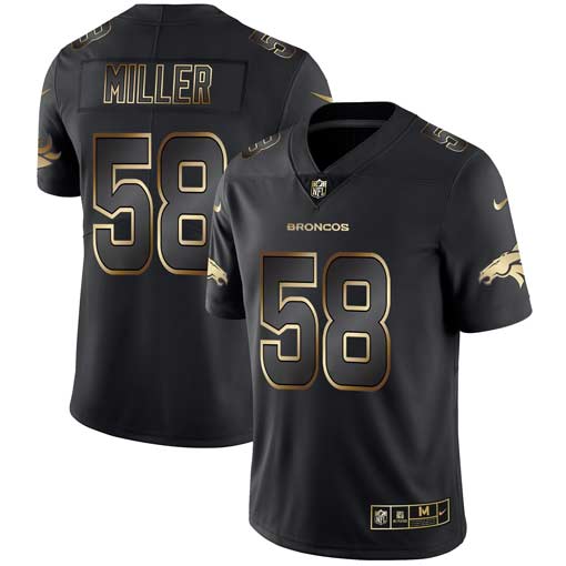 Nike Broncos 58 Von Miller Black Gold Vapor Untouchable Limited Jersey Nike Broncos 58 Von Miller Black Gold Vapor Untouchable Limited Jersey