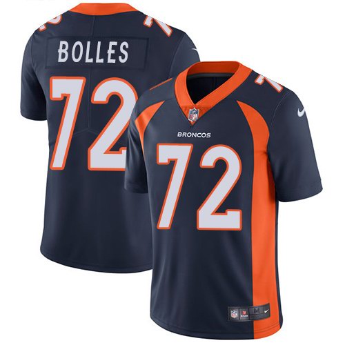Nike Broncos 72 Garett Bolles Navy Vapor Untouchable Limited Jersey Nike Broncos 72 Garett Bolles Navy Vapor Untouchable Limited Jersey