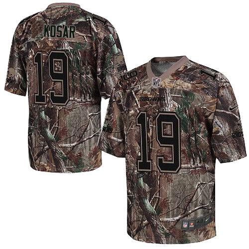 Nike Browns #19 Bernie Kosar Camo Men's Stitched NFL Realtree Elite Jersey Nike Browns #19 Bernie Kosar Camo Men's Stitched NFL Realtree Elite Jersey