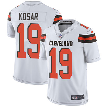 Nike Browns #19 Bernie Kosar White Men's Stitched NFL Vapor Untouchable Limited Jersey Nike Browns #19 Bernie Kosar White Men's Stitched NFL Vapor Untouchable Limited Jersey