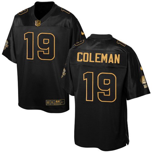 Nike Browns #19 Corey Coleman Black Men's Stitched NFL Elite Pro Line Gold Collection Jersey Nike Browns #19 Corey Coleman Black Men's Stitched NFL Elite Pro Line Gold Collection Jersey