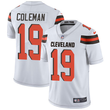 Nike Browns #19 Corey Coleman White Men's Stitched NFL Vapor Untouchable Limited Jersey Nike Browns #19 Corey Coleman White Men's Stitched NFL Vapor Untouchable Limited Jersey
