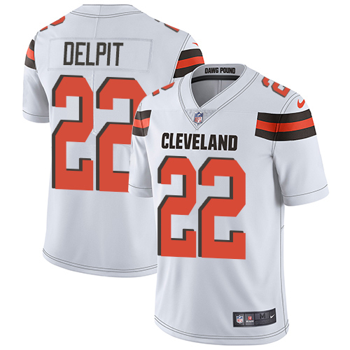 Nike Browns #22 Grant Delpit White Men's Stitched NFL Vapor Untouchable Limited Jersey Nike Browns #22 Grant Delpit White Men's Stitched NFL Vapor Untouchable Limited Jersey