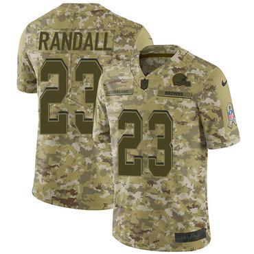 Nike Browns #23 Damarious Randall Camo Men's Stitched NFL Limited 2018 Salute To Service Jersey Nike Browns #23 Damarious Randall Camo Men's Stitched NFL Limited 2018 Salute To Service Jersey