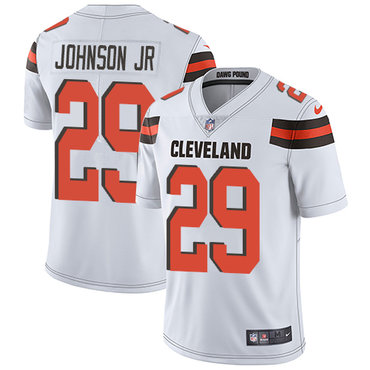 Nike Browns #29 Duke Johnson Jr White Men's Stitched NFL Vapor Untouchable Limited Jersey Nike Browns #29 Duke Johnson Jr White Men's Stitched NFL Vapor Untouchable Limited Jersey