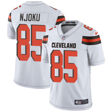 Nike Browns #85 David Njoku White Men's Stitched NFL Vapor Untouchable Limited Jersey Nike Browns #85 David Njoku White Men's Stitched NFL Vapor Untouchable Limited Jersey