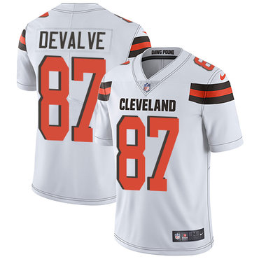 Nike Browns #87 Seth DeValve White Men's Stitched NFL Vapor Untouchable Limited Jersey Nike Browns #87 Seth DeValve White Men's Stitched NFL Vapor Untouchable Limited Jersey