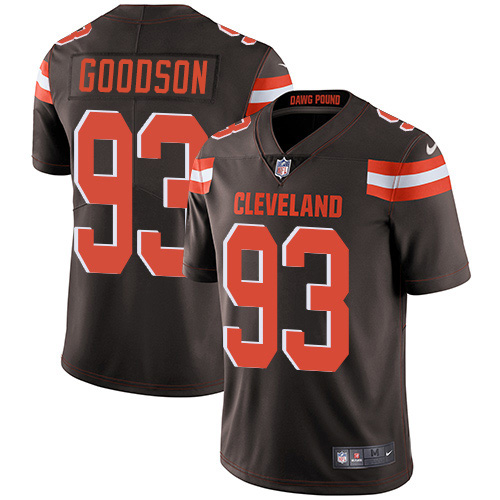 Nike Browns #93 B.J. Goodson Brown Team Color Men's Stitched NFL Vapor Untouchable Limited Jersey Nike Browns #93 B.J. Goodson Brown Team Color Men's Stitched NFL Vapor Untouchable Limited Jersey