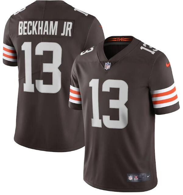 Nike Browns 13 Odell Beckham Jr. Brown 2020 New Vapor Untouchable Limited Jersey Nike Browns 13 Odell Beckham Jr. Brown 2020 New Vapor Untouchable Limited Jersey