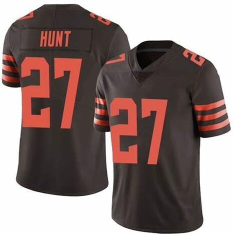 Nike Browns 27 Kareem Hunt Brown Color Rush Limited Jersey Nike Browns 27 Kareem Hunt Brown Color Rush Limited Jersey