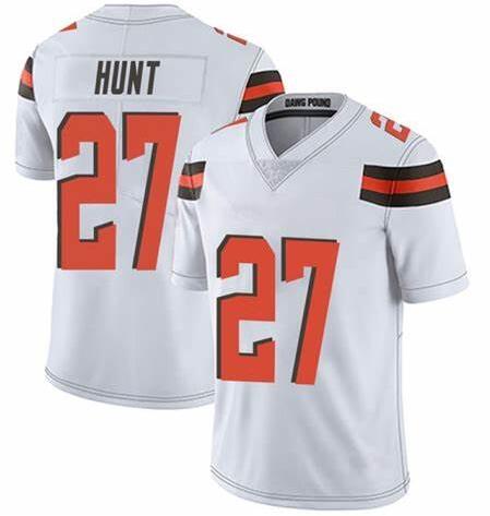 Nike Browns 27 Kareem Hunt White Vapor Untouchable Limited Jersey Nike Browns 27 Kareem Hunt White Vapor Untouchable Limited Jersey