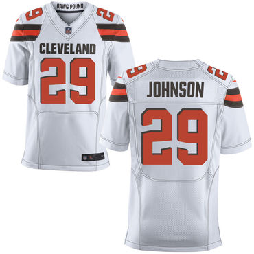Nike Browns 29 Duke Johnson White Elite Jersey Nike Browns 29 Duke Johnson White Elite Jersey