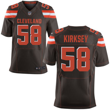 Nike Browns 58 Christian Kirksey Brown Elite Jersey Nike Browns 58 Christian Kirksey Brown Elite Jersey
