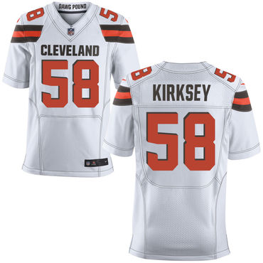 Nike Browns 58 Christian Kirksey White Elite Jersey Nike Browns 58 Christian Kirksey White Elite Jersey