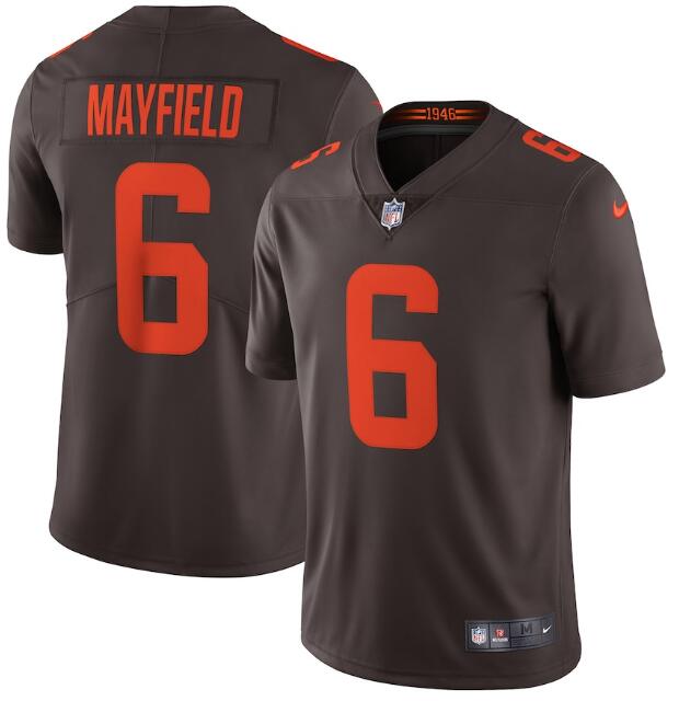 Nike Browns 6 Baker Mayfield Brown Alternate 2020 New Vapor Untouchable Limited Jersey Nike Browns 6 Baker Mayfield Brown Alternate 2020 New Vapor Untouchable Limited Jersey