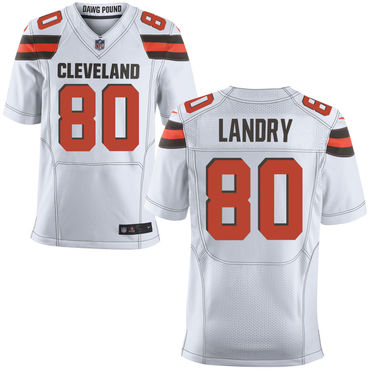 Nike Browns 80 Jarvis Landry White Elite Jersey Nike Browns 80 Jarvis Landry White Elite Jersey