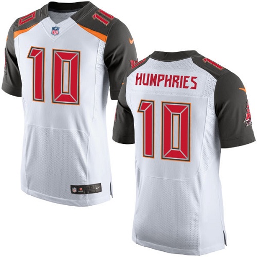 Nike Buccaneers #10 Adam Humphries White Men's Stitched NFL New Elite Jersey Nike Buccaneers #10 Adam Humphries White Men's Stitched NFL New Elite Jersey