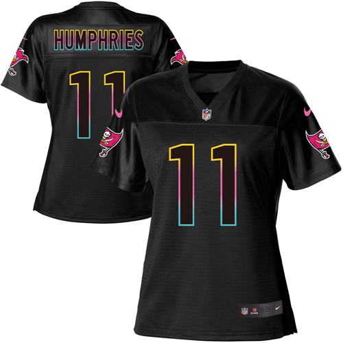 Nike Buccaneers #11 Adam Humphries Black Women's NFL Fashion Game Jersey