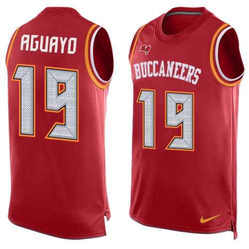 Nike Buccaneers #19 Roberto Aguayo Red Team Color Men's Stitched NFL Limited Tank Top Jersey Nike Buccaneers #19 Roberto Aguayo Red Team Color Men's Stitched NFL Limited Tank Top Jersey