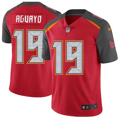 Nike Buccaneers #19 Roberto Aguayo Red Team Color Men's Stitched NFL Vapor Untouchable Limited Jersey Nike Buccaneers #19 Roberto Aguayo Red Team Color Men's Stitched NFL Vapor Untouchable Limited Jersey