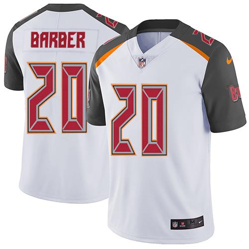 Nike Buccaneers #20 Ronde Barber White Men's Stitched NFL Vapor Untouchable Limited Jersey Nike Buccaneers #20 Ronde Barber White Men's Stitched NFL Vapor Untouchable Limited Jersey