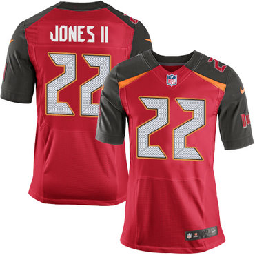 Nike Buccaneers #22 Ronald Jones II Red Team Color Men's Stitched NFL New Elite Jersey Nike Buccaneers #22 Ronald Jones II Red Team Color Men's Stitched NFL New Elite Jersey