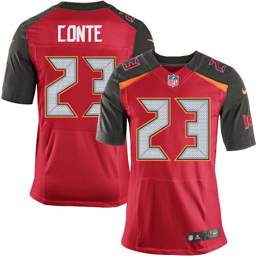 Nike Buccaneers #23 Chris Conte Red Team Color Men's Stitched NFL New Elite Jersey Nike Buccaneers #23 Chris Conte Red Team Color Men's Stitched NFL New Elite Jersey