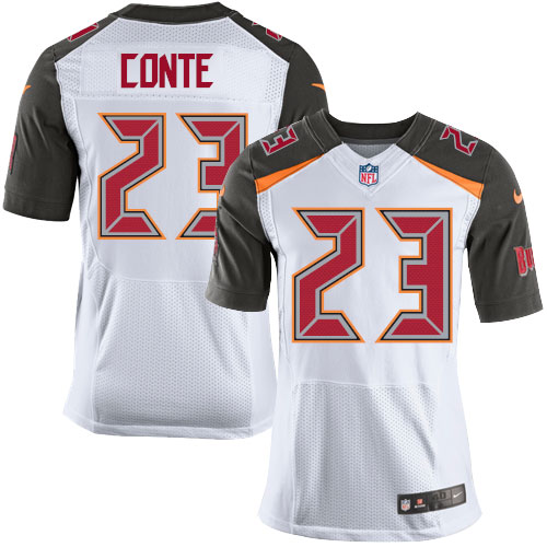 Nike Buccaneers #23 Chris Conte White Men's Stitched NFL New Elite Jersey Nike Buccaneers #23 Chris Conte White Men's Stitched NFL New Elite Jersey