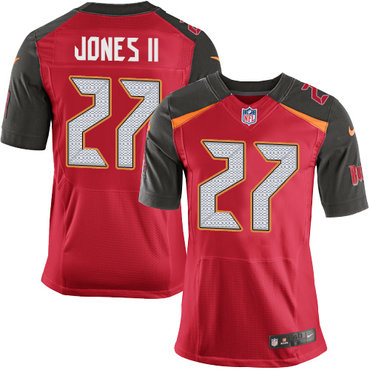 Nike Buccaneers #27 Ronald Jones II Red Team Color Men's Stitched NFL New Elite Jersey Nike Buccaneers #27 Ronald Jones II Red Team Color Men's Stitched NFL New Elite Jersey