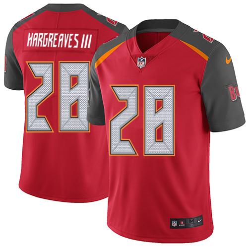 Nike Buccaneers #28 Vernon Hargreaves III Red Team Color Men's Stitched NFL Vapor Untouchable Limited Jersey Nike Buccaneers #28 Vernon Hargreaves III Red Team Color Men's Stitched NFL Vapor Untouchable Limited Jersey