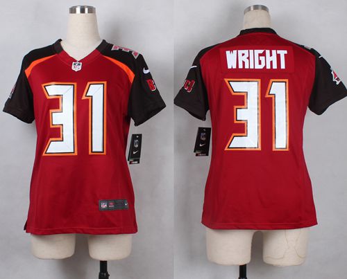 Nike Buccaneers #31 Major Wright Red Team Color Women's Stitched NFL New Elite Jersey