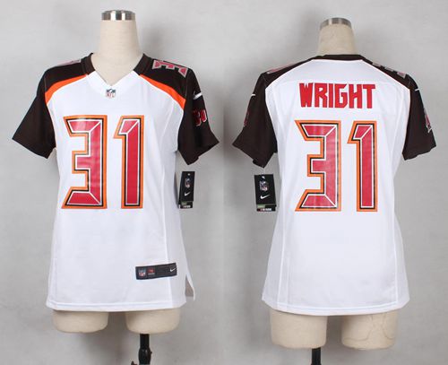 Nike Buccaneers #31 Major Wright White Women's Stitched NFL New Elite Jersey