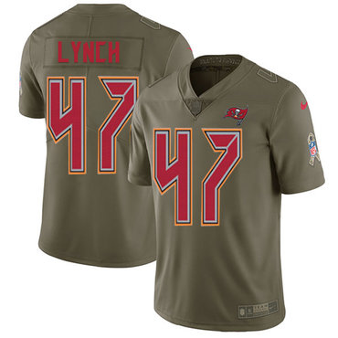 Nike Buccaneers #47 John Lynch Olive Youth Stitched NFL Limited 2017 Salute to Service Jersey Nike Buccaneers #47 John Lynch Olive Youth Stitched NFL Limited 2017 Salute to Service Jersey