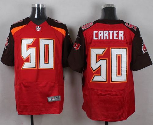 Nike Buccaneers #50 Bruce Carter Red Team Color Men's Stitched NFL New Elite Jersey Nike Buccaneers #50 Bruce Carter Red Team Color Men's Stitched NFL New Elite Jersey