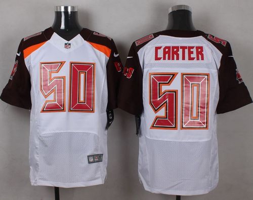 Nike Buccaneers #50 Bruce Carter White Men's Stitched NFL New Elite Jersey Nike Buccaneers #50 Bruce Carter White Men's Stitched NFL New Elite Jersey