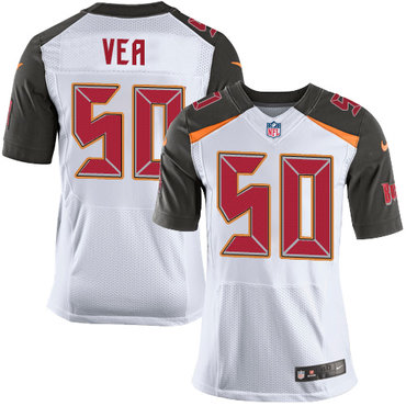 Nike Buccaneers #50 Vita Vea White Men's Stitched NFL New Elite Jersey Nike Buccaneers #50 Vita Vea White Men's Stitched NFL New Elite Jersey