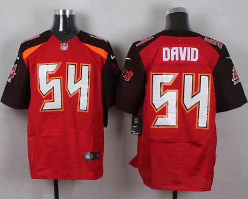 Nike Buccaneers #54 Lavonte David Red Team Color Men's Stitched NFL New Elite Jersey Nike Buccaneers #54 Lavonte David Red Team Color Men's Stitched NFL New Elite Jersey