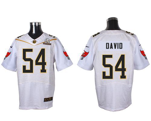 Nike Buccaneers #54 Lavonte David White 2016 Pro Bowl Men's Stitched NFL Elite Jersey Nike Buccaneers #54 Lavonte David White 2016 Pro Bowl Men's Stitched NFL Elite Jersey