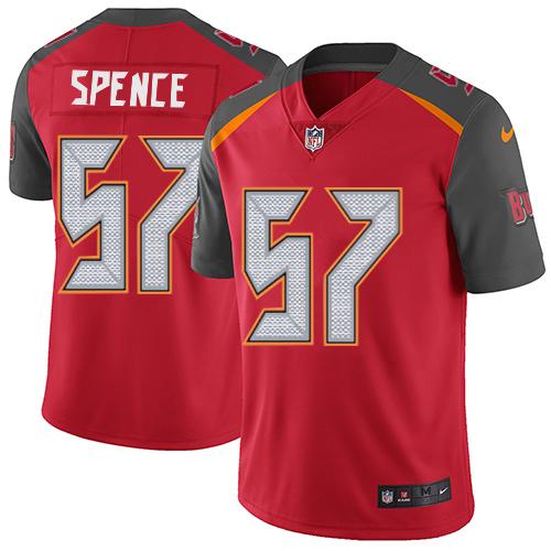 Nike Buccaneers #57 Noah Spence Red Team Color Men's Stitched NFL Vapor Untouchable Limited Jersey Nike Buccaneers #57 Noah Spence Red Team Color Men's Stitched NFL Vapor Untouchable Limited Jersey