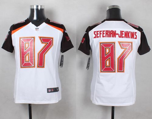 Nike Buccaneers #87 Austin Seferian-Jenkins White Youth Stitched NFL New Elite Jersey