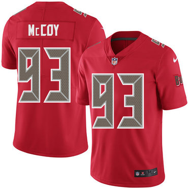 Nike Buccaneers #93 Gerald McCoy Red Men's Stitched NFL Limited Rush Jersey Nike Buccaneers #93 Gerald McCoy Red Men's Stitched NFL Limited Rush Jersey