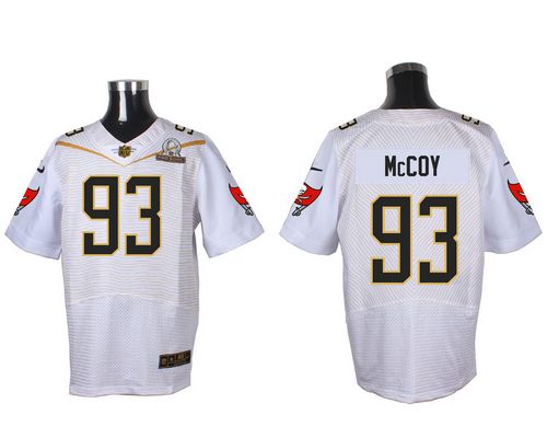 Nike Buccaneers #93 Gerald McCoy White 2016 Pro Bowl Men's Stitched NFL Elite Jersey Nike Buccaneers #93 Gerald McCoy White 2016 Pro Bowl Men's Stitched NFL Elite Jersey