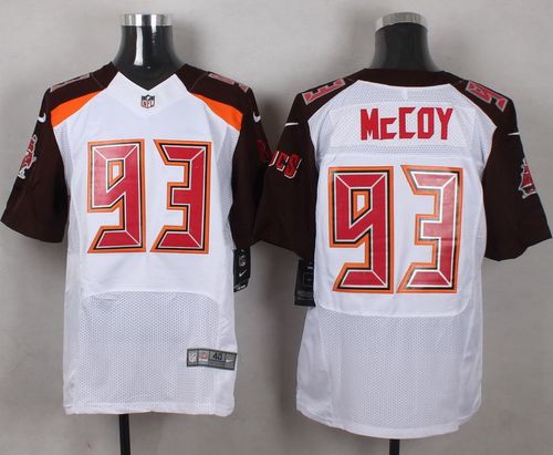 Nike Buccaneers #93 Gerald McCoy White Men's Stitched NFL New Elite Jersey Nike Buccaneers #93 Gerald McCoy White Men's Stitched NFL New Elite Jersey