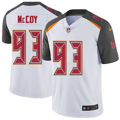 Nike Buccaneers #93 Gerald McCoy White Men's Stitched NFL Vapor Untouchable Limited Jersey Nike Buccaneers #93 Gerald McCoy White Men's Stitched NFL Vapor Untouchable Limited Jersey