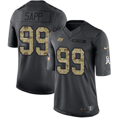Nike Buccaneers #99 Warren Sapp Black Men's Stitched NFL Limited 2016 Salute to Service Jersey Nike Buccaneers #99 Warren Sapp Black Men's Stitched NFL Limited 2016 Salute to Service Jersey
