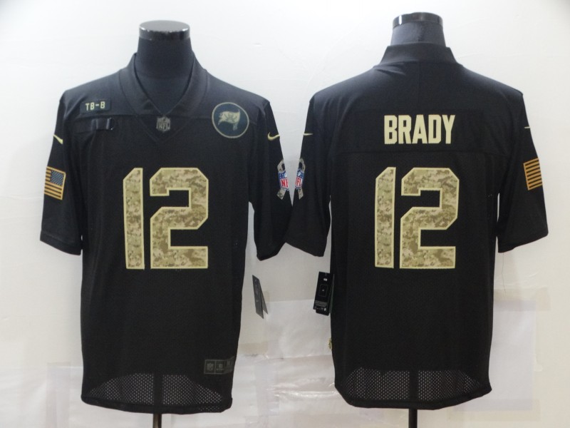 Nike Buccaneers 12 Tom Brady Black Camo 2020 Salute To Service Limited Jersey Nike Buccaneers 12 Tom Brady Black Camo 2020 Salute To Service Limited Jersey