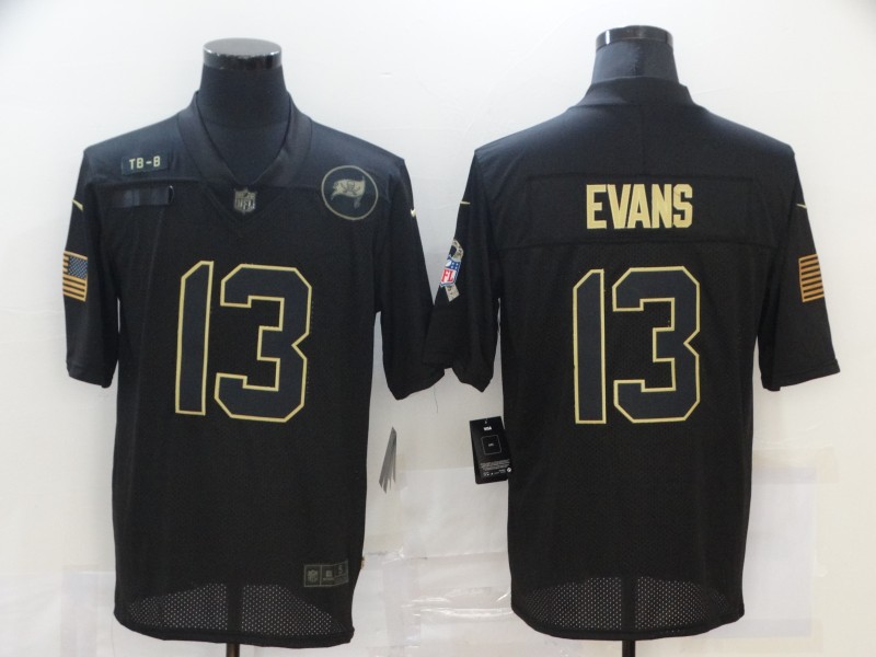Nike Buccaneers 13 Mike Evans Black 2020 Salute To Service Limited Jersey Nike Buccaneers 13 Mike Evans Black 2020 Salute To Service Limited Jersey