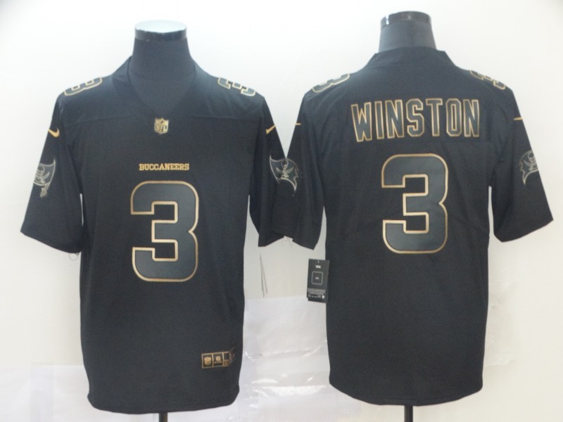 Nike Buccaneers 3 Jameis Winston Black Gold Vapor Untouchable Limited Jersey Nike Buccaneers 3 Jameis Winston Black Gold Vapor Untouchable Limited Jersey