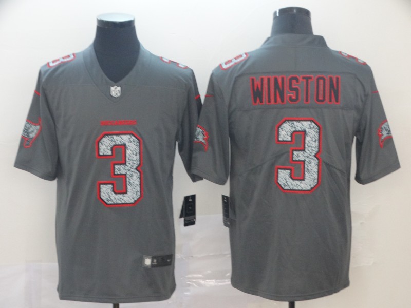 Nike Buccaneers 3 Jameis Winston Gray Camo Vapor Untouchable Limited Jersey Nike Buccaneers 3 Jameis Winston Gray Camo Vapor Untouchable Limited Jersey